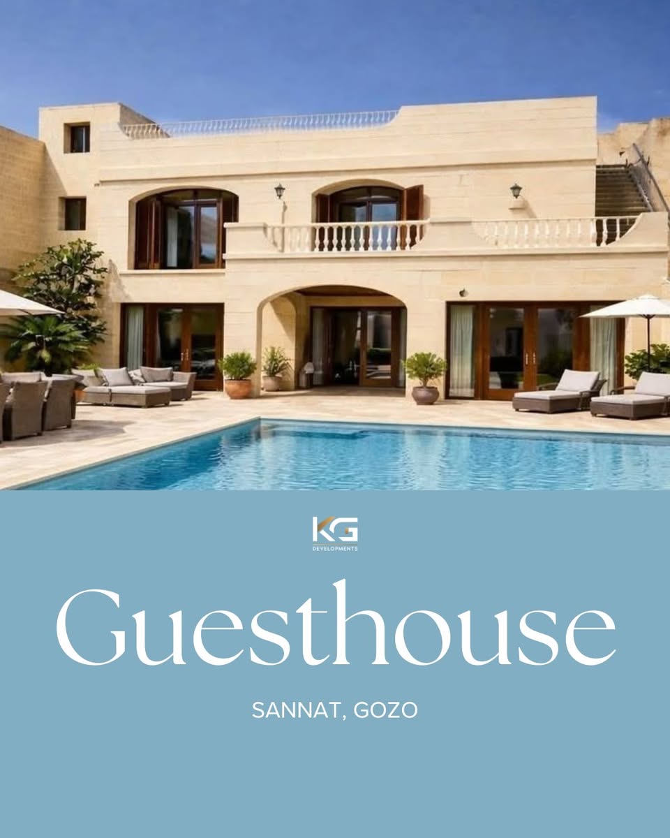 Allocated 11-Room Guest House | Sannat, Gozo: guest house render — Sannat, Gozo